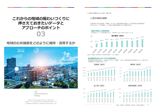 これからの地域の賑わいづくりに押さえておきたいデータとアプローチのポイント　03地域の公共機能をどのように維持・活用するか